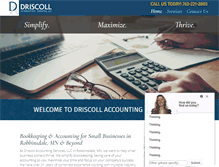 Tablet Screenshot of driscollaccounting.com